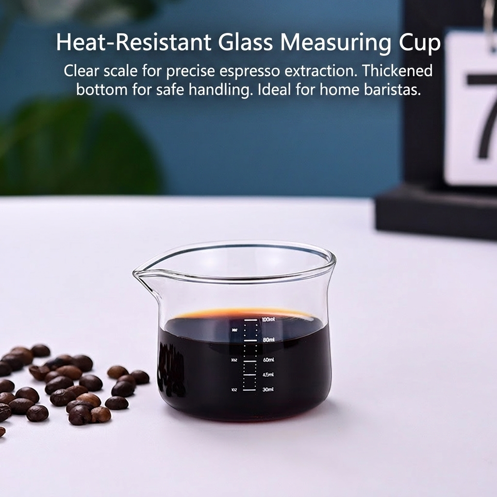 Espresso Shot Glass - แก้วช็อตเอสเพรสโซ 1 ชิ้น ทำจากแก้วบอโรซิลิเกต สำหรับใช้ในบ้านหรือคาเฟ่ ความจุ