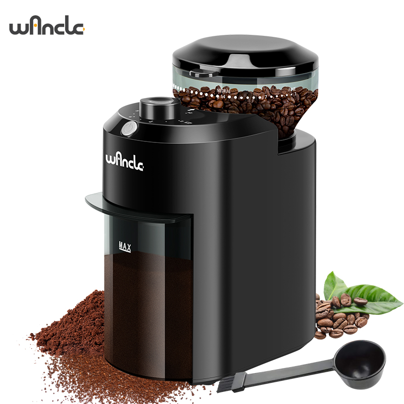 Coffee Grinder Burr Flat - Wancle อัตโนมัติ Burr Mill เครื่องบดกาแฟ 28