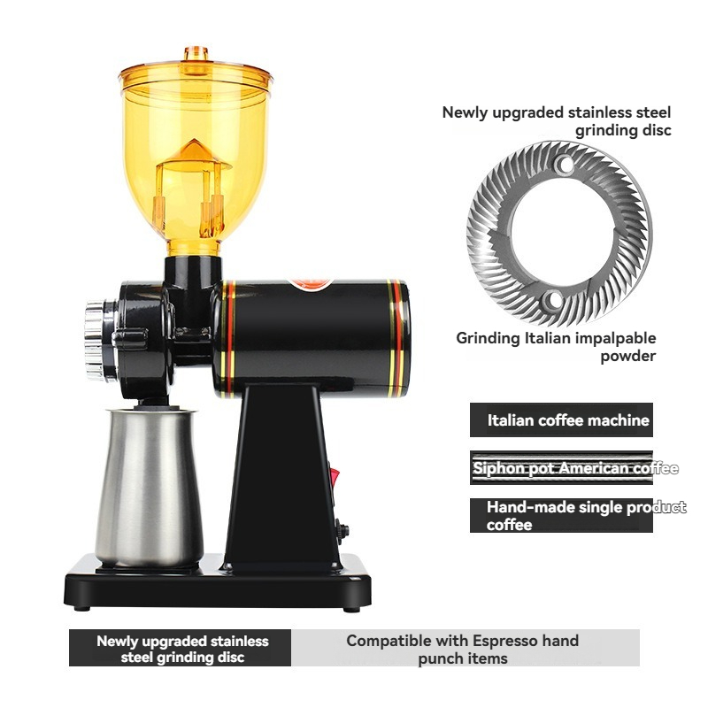 เครื่องบดกาแฟในครัวเรือนรุ่นอั - Coffee Grinder Burr Flat บทวิจารณ์และราคา
