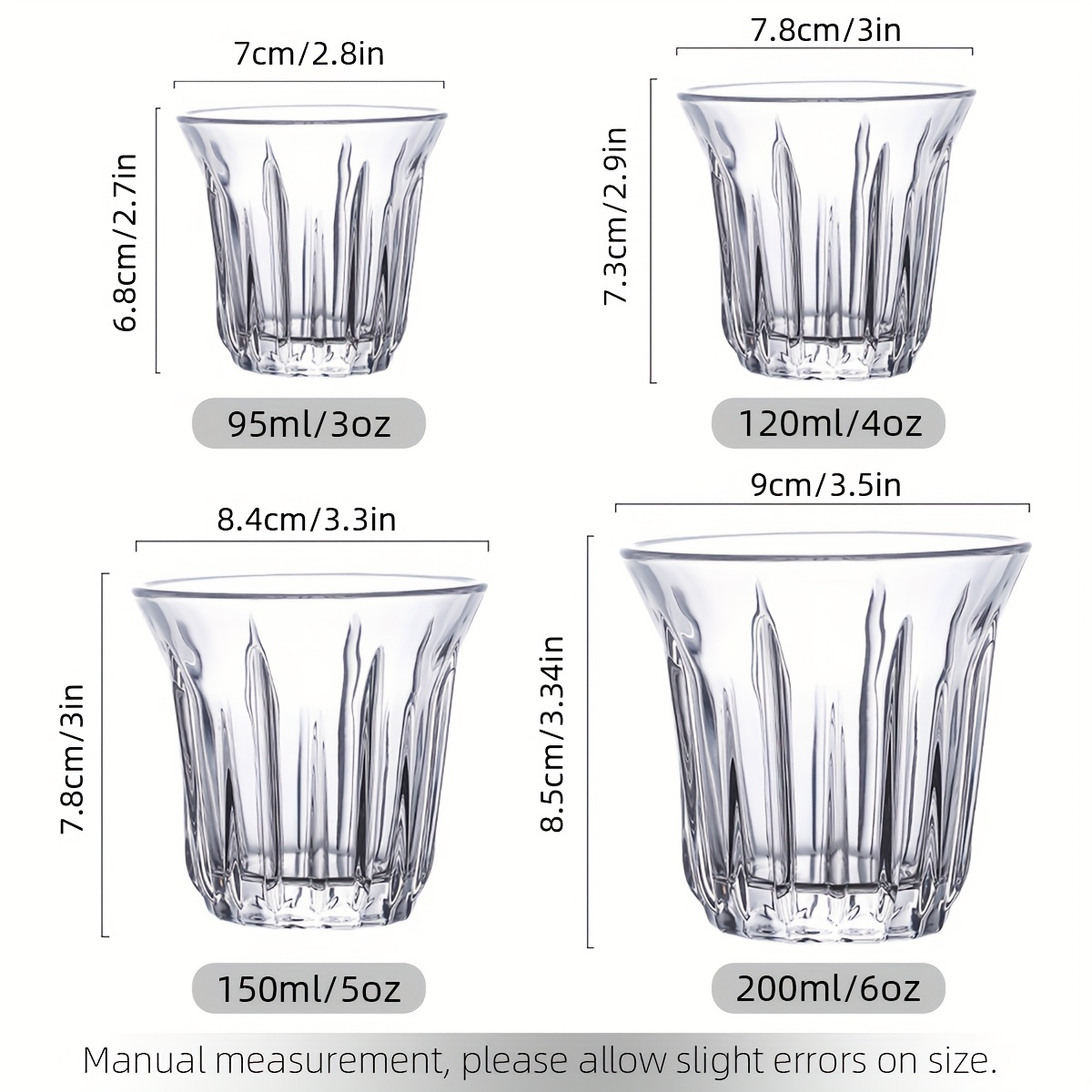 ถ้วยเอสเพรสโซ 2 แพ็ค, ถ้วยแก้ว - Espresso Shot Glass บทวิจารณ์และราคา