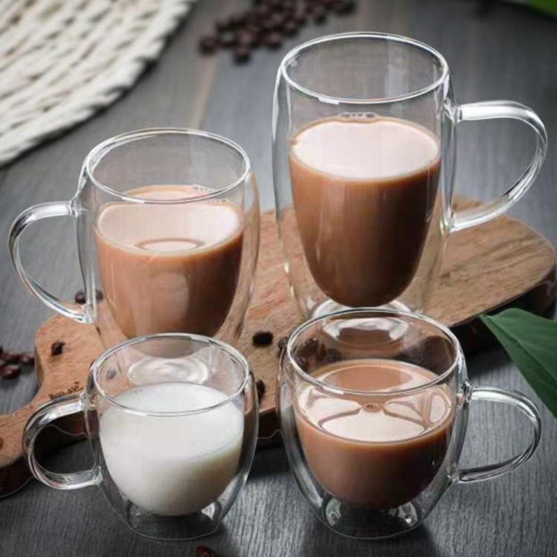 150/250/350/450ml ผนังคู่แก้วก - Espresso Shot Glass บทวิจารณ์และราคา