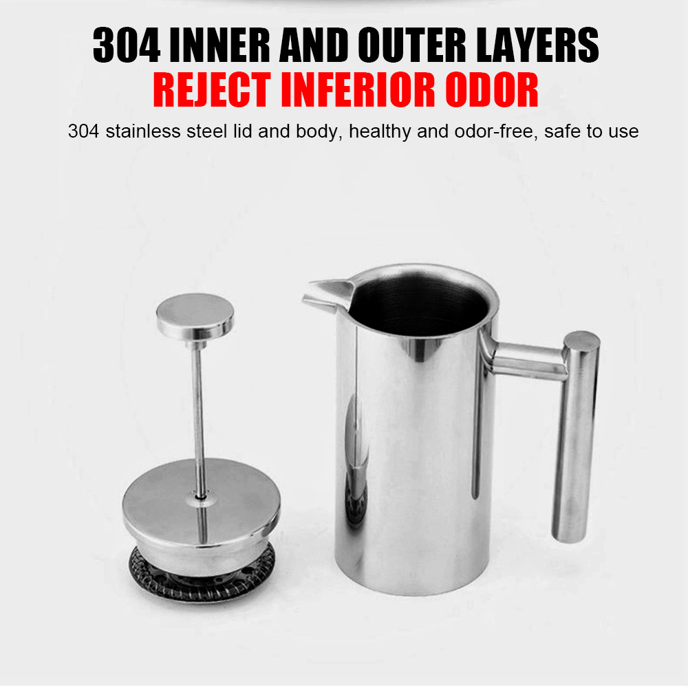 เครื่องชงกาแฟแบบกดฝรั่งเศสความ - Coffee Equipment For Camping บทวิจารณ์และราคา