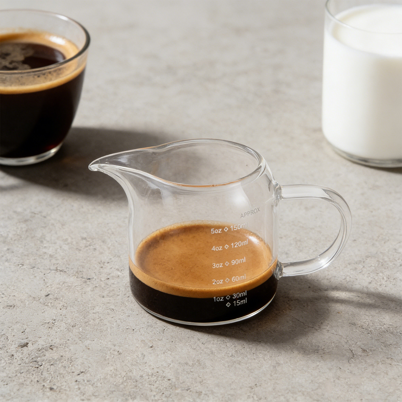 ถ้วยตวงแก้ว 150 มล. 5 ออนซ์ ถ้ - Espresso Shot Glass บทวิจารณ์และราคา