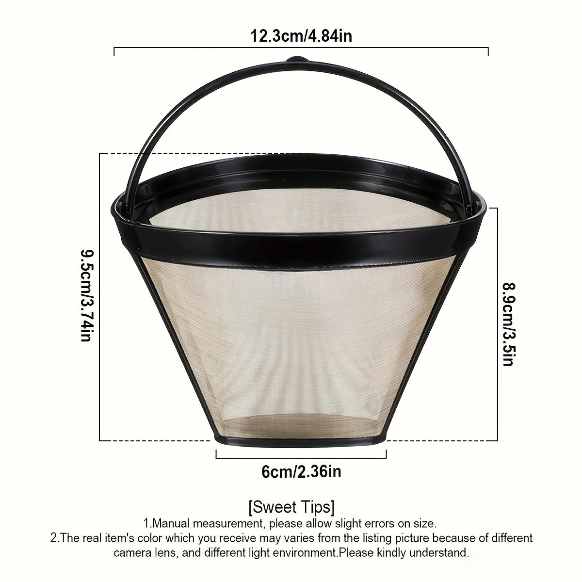 แผ่นกรองกาแฟแบบใช้ซ้ำได้ รูปทร - Coffee Equipment Pour Over บทวิจารณ์และราคา