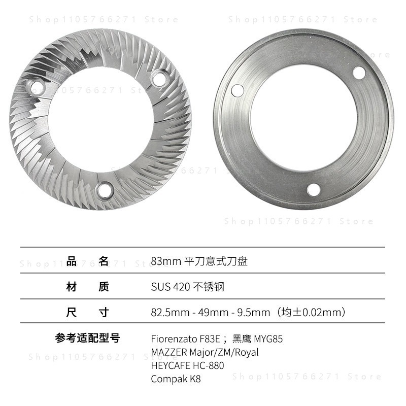 สำหรับใบมีดเครื่องบดกาแฟ S ขนา - Coffee Grinder Burr Flat บทวิจารณ์และราคา