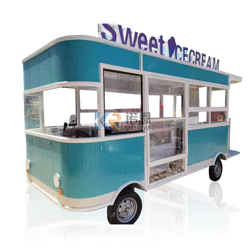 ในสต็อก 5M รถบรรทุกอาหารมือถือ - Coffee Van Equipment บทวิจารณ์และราคา