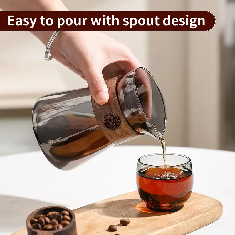 17oz/500ml กาแฟหม้อ Carafe ไม้ - Espresso Shot Glass บทวิจารณ์และราคา